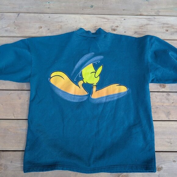 Vintage 1996 Novel Teez Double Sided Tweety Bird Sweater Size Large - Picture 5 of 9